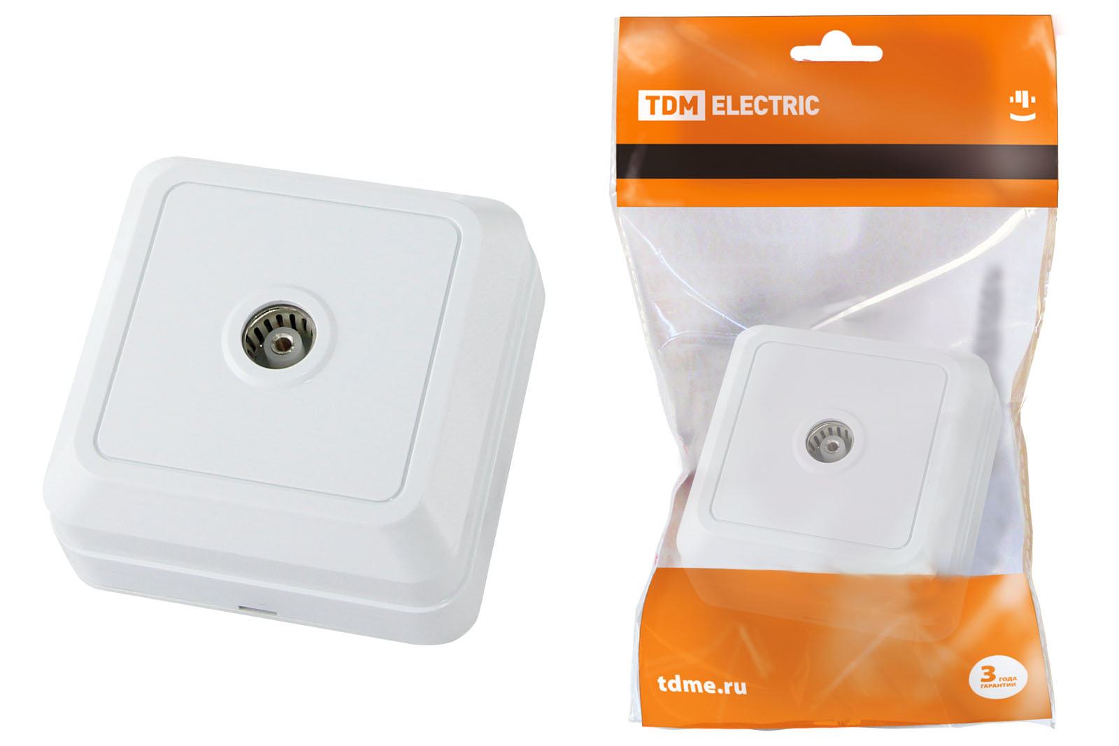 Розетка TВ простая (0-2400 Гц,  мама